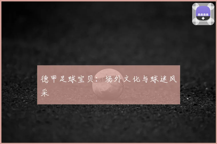 德甲足球宝贝：场外文化与球迷风采